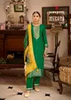 Meghan Vol 3 By Rangoon Jacquard Online Kurti With Bottom Dupatta Wholesale